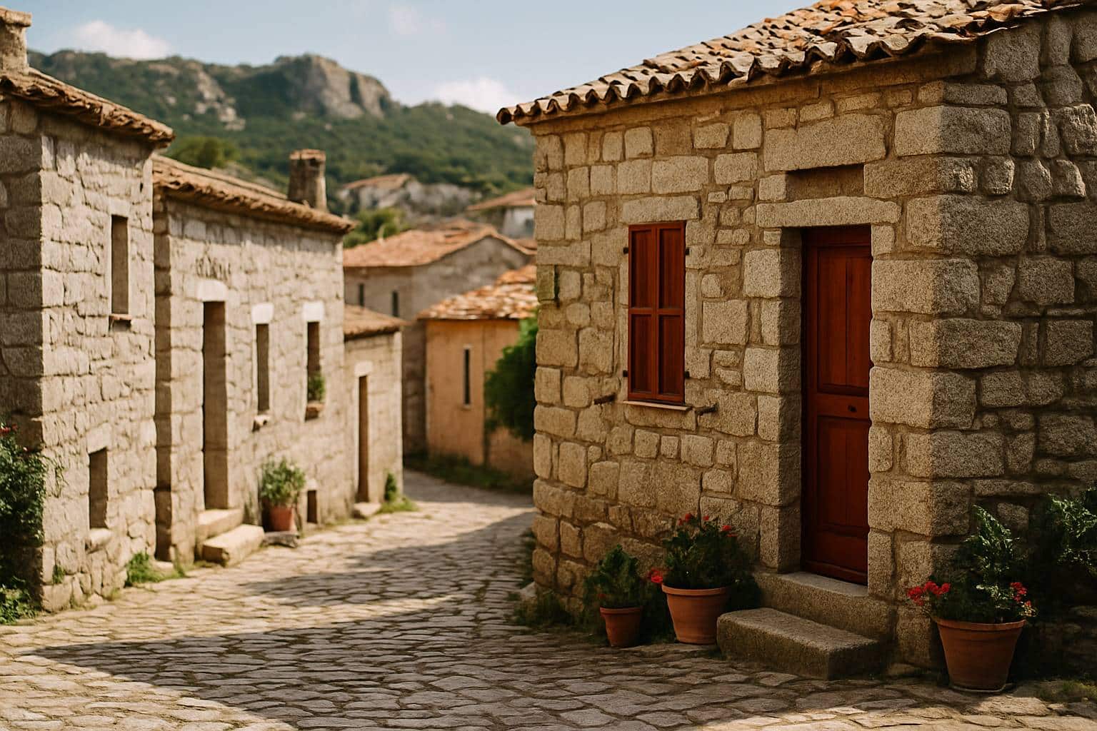 Aggius : un village granitique dans la Gallura