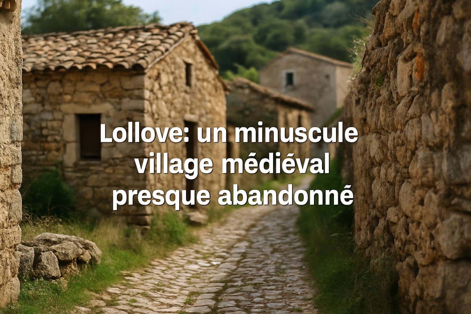 Lollove : un minuscule village médiéval presque abandonné