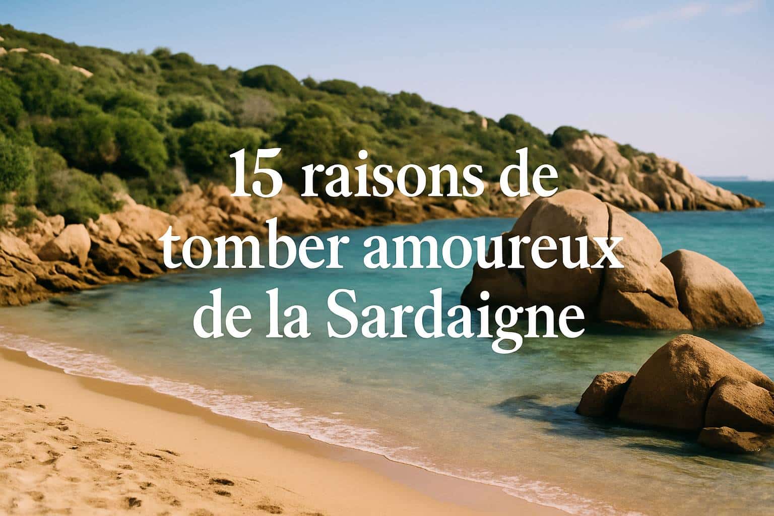 15 raisons de tomber amoureux de la Sardaigne